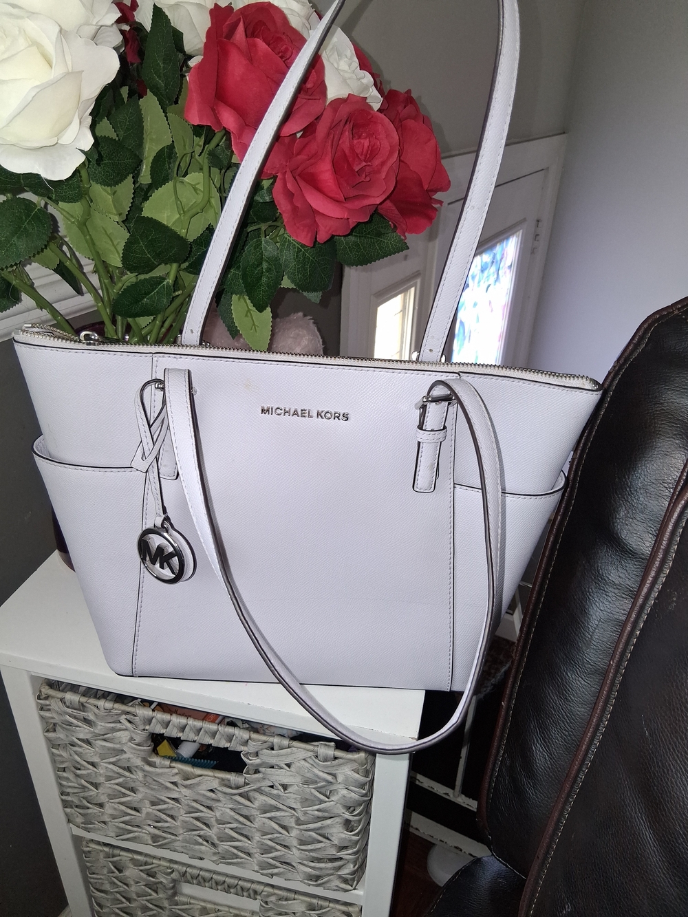 Michael Kors Light Lavender Saffiano Leather Tote